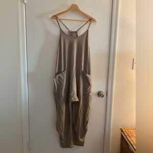 Free People Movement Hotshot Onesie Mocha Latte Size XS